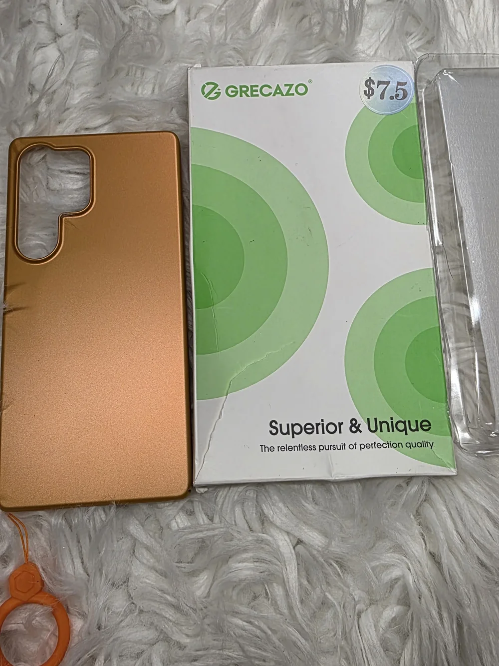 Galaxy S25 Ul Orange Protective Phone Case for Cell Phones-Sleek Metallic Finish